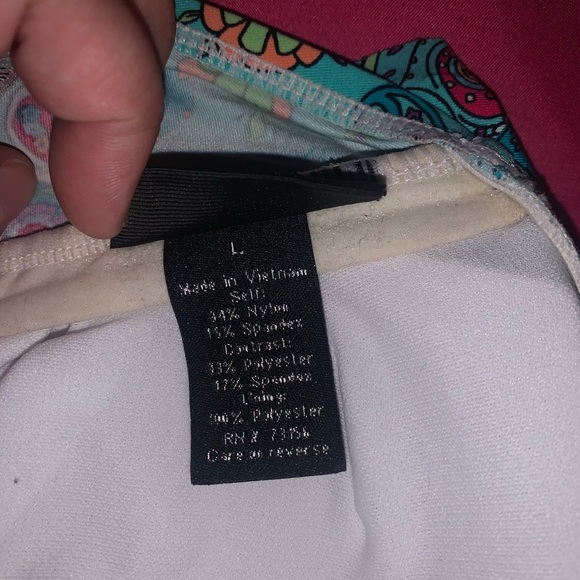 Paisley Halter Swim Top - Picture 3 of 3